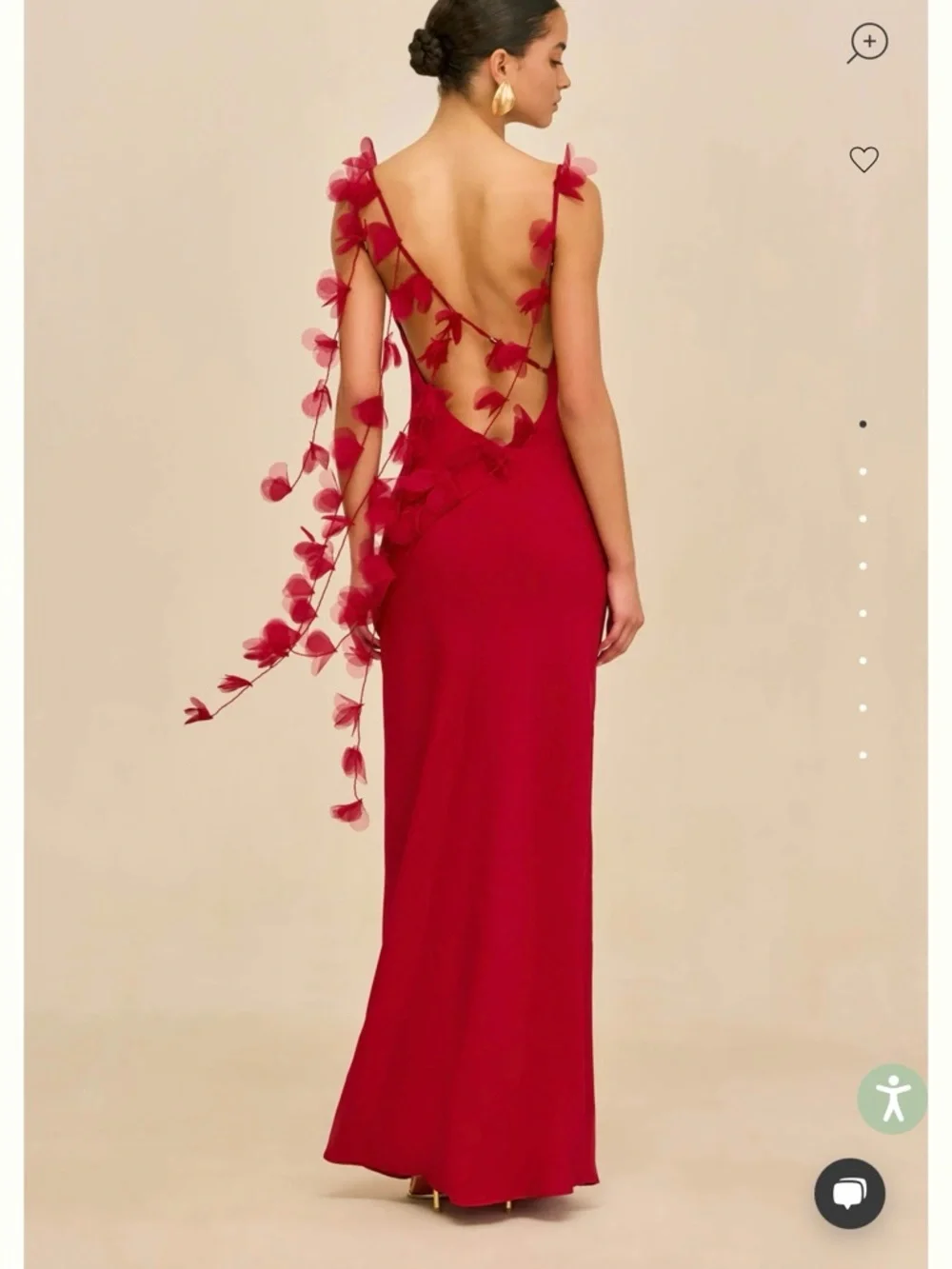 Cult Gaia Nymeria Gown in Merlot - Picture 5 of 15